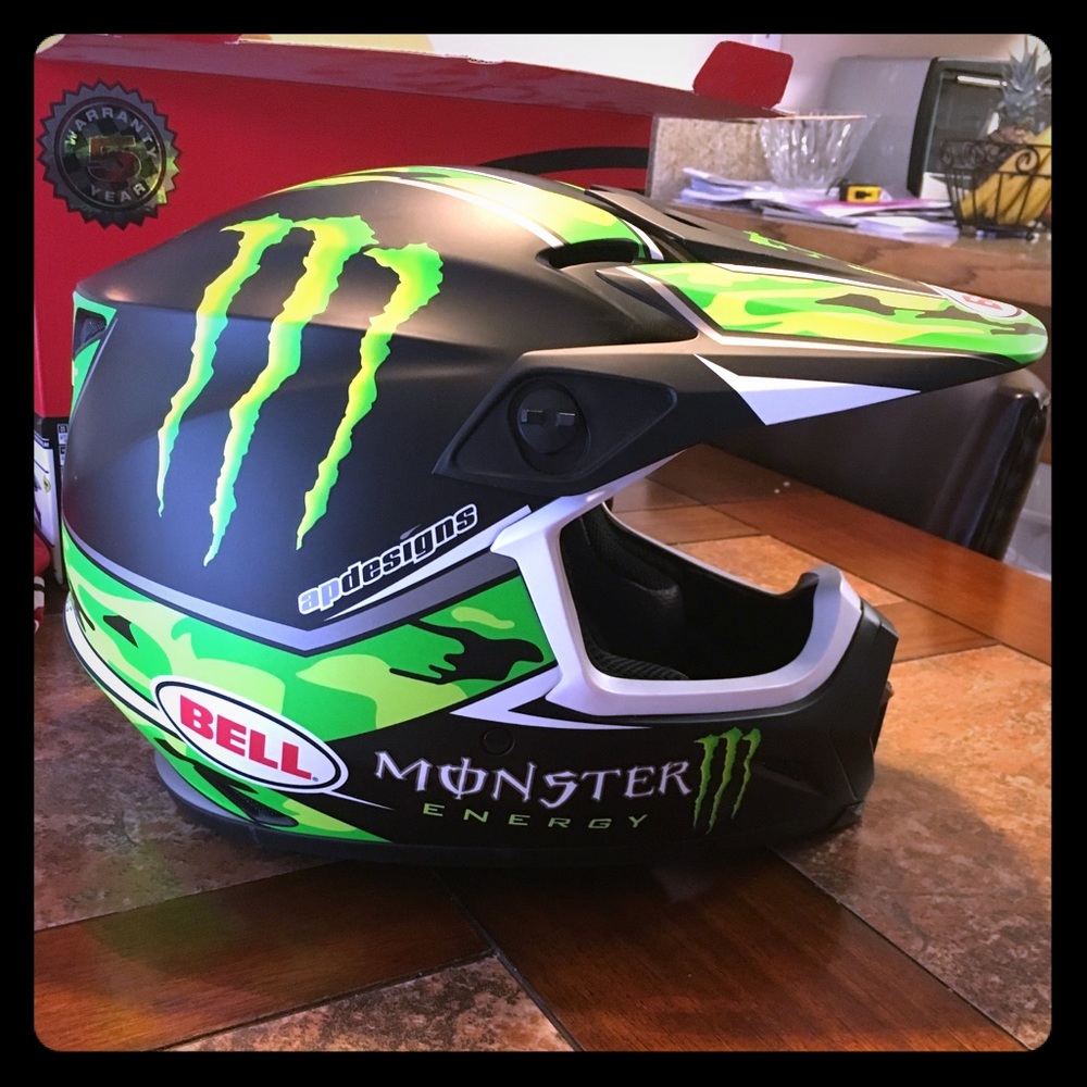 Monster MX helmet